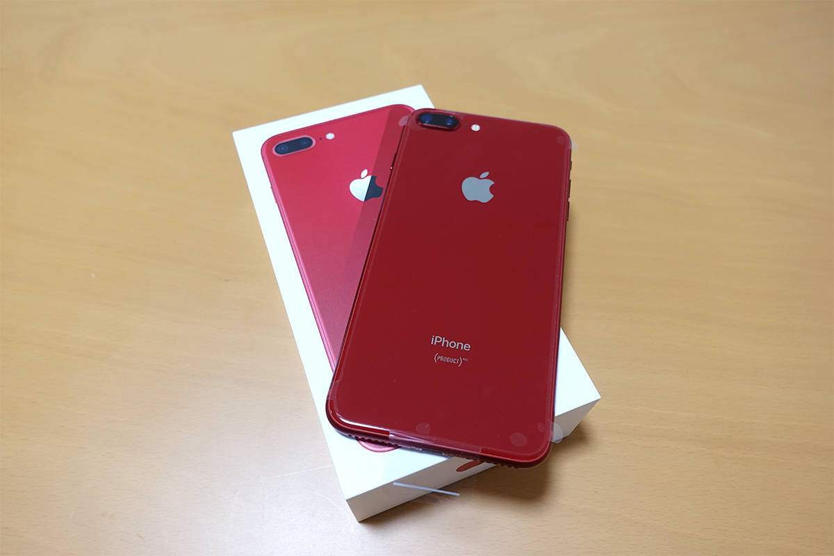 iPhone 8 Plus PRODUCT REDがキタァーー！！