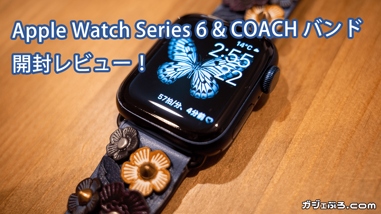 ついに初購入！Apple Watch Series 6 & COACH バンド 開封レビュー！